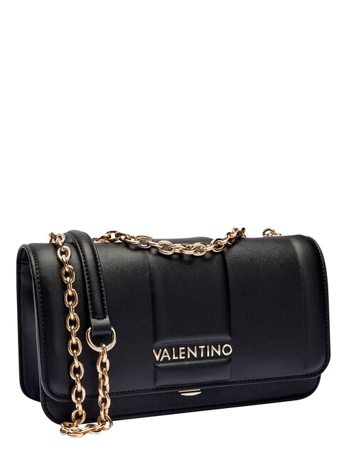 BRASS Schultertasche mit Klappe Schwarz - Damentaschen