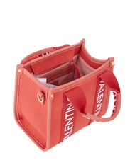 MARIO VALENTINO CANDLE Kleine Handtasche aus Segeltuch Koralle - Damentaschen - 3