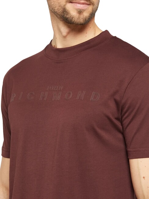 SOULOKU T-Shirt mit gepr&auml;gtem Logo Bitterschokolade - Herren-T-Shirts