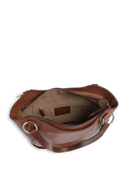 DOMITILLA  Schultertasche, Leder BRAUN - Damentaschen