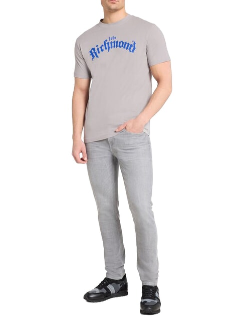 PALGI Kurzarm-T-Shirt grau kreisf&ouml;rmig - Herren-T-Shirts
