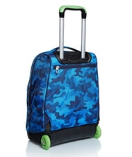 SEVEN CREW Trolley-Rucksack Delfter Blau - Rucks&auml;cke mit Trolleyfunktion - 4