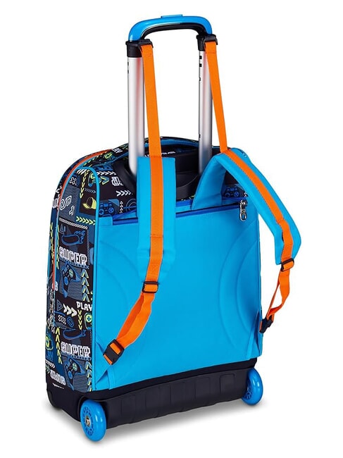 FACCE DA SJ Trolley-Rucksack FEUERROT - Rucks&auml;cke mit Trolleyfunktion