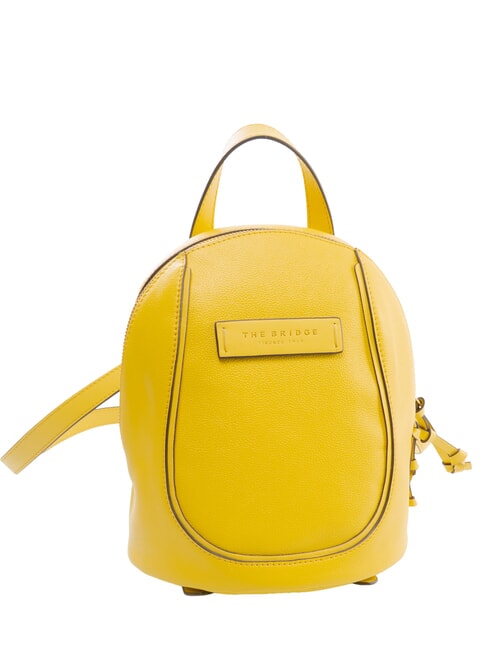 DOMITILLA Lederrucksack sonnenblumengelb / gold abb - Damentaschen