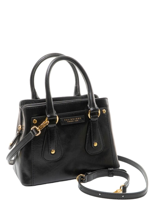 CECILIA Handtasche mit Schulterriemen Schwarzes Gold - Damentaschen