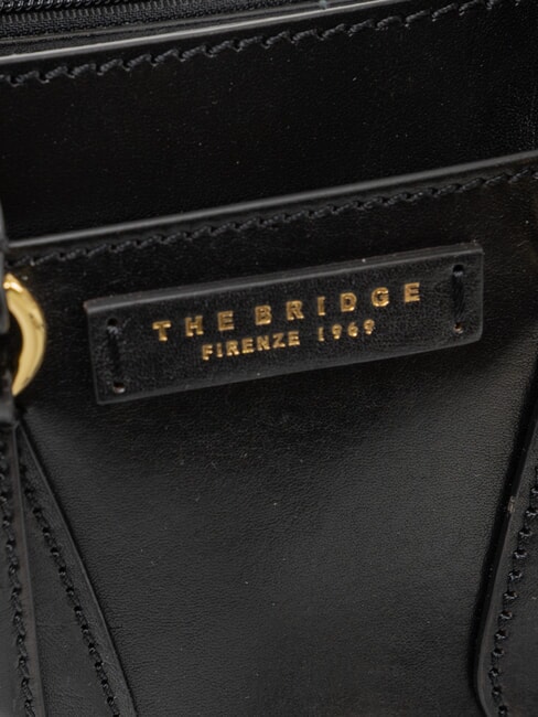 CECILIA Handtasche mit Schulterriemen Schwarzes Gold - Damentaschen