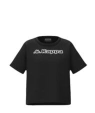 KAPPA LOGO Kurzarm-T-Shirt Schwarz - T-Shirts und Tops f&uuml;r Damen - 3