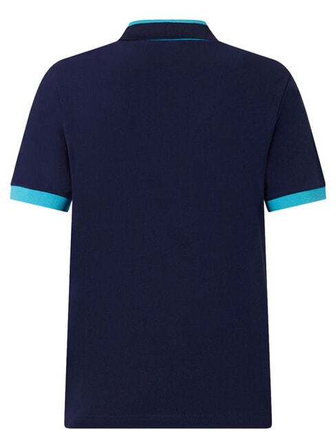 LOGO Kurzarm-Poloshirt blaues Marineblau - Neonblau - Herren-Polo-Shirts/Herren-Polo-Shirt/Herrenpoloshirt/Herrenpoloshirts