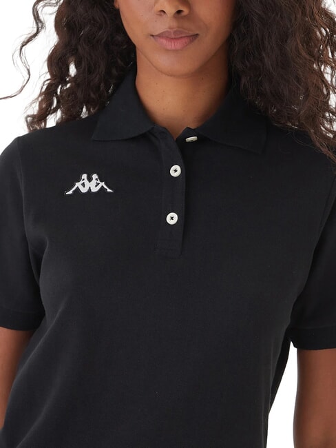 LOGO Kurzarm-Poloshirt Schwarz - Damen-Polo-Shirts/Damen-Polo-Shirt/Damenpoloshirt/Damenpoloshirts