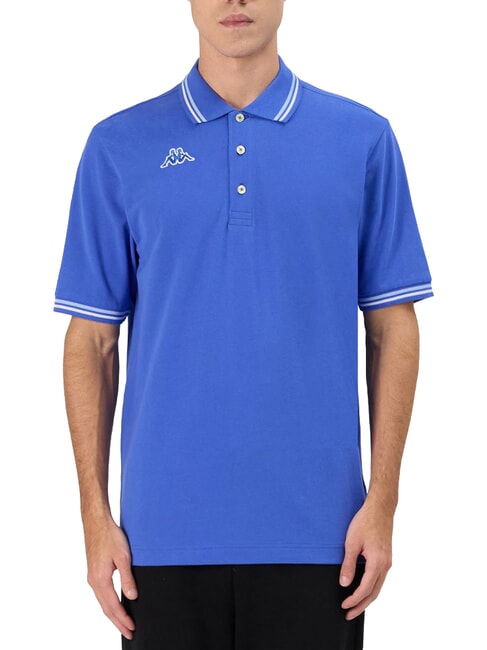 LOGO Kurzarm-Poloshirt K&ouml;nigsblau - Wei&szlig; - Herren-Polo-Shirts/Herren-Polo-Shirt/Herrenpoloshirt/Herrenpoloshirts