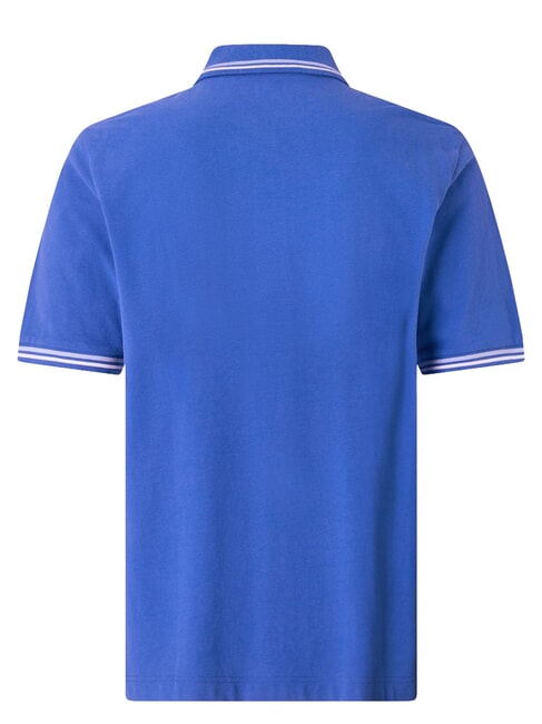 LOGO Kurzarm-Poloshirt K&ouml;nigsblau - Wei&szlig; - Herren-Polo-Shirts/Herren-Polo-Shirt/Herrenpoloshirt/Herrenpoloshirts