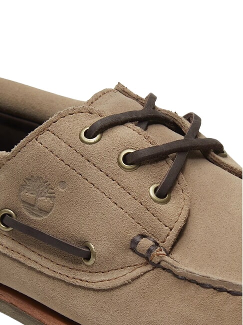 AUTHENTIC  Bootsschuhe aus Leder Taupe - Herrenschuhe