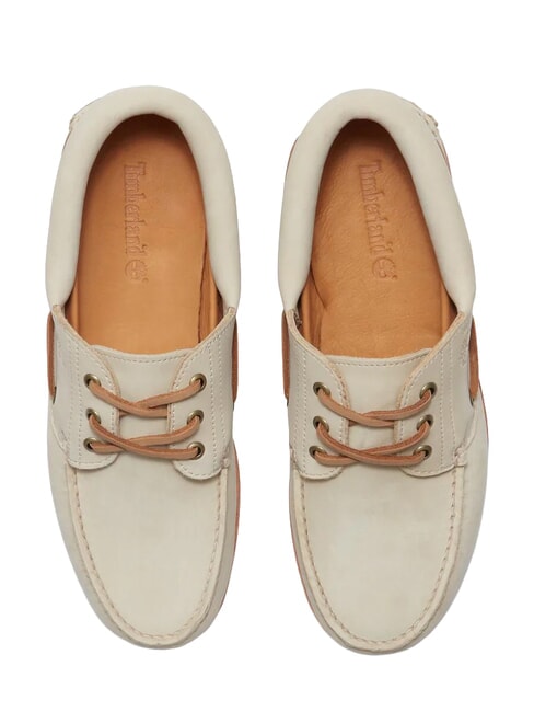 AUTHENTIC  Bootsschuhe aus Leder hell beige - Herrenschuhe