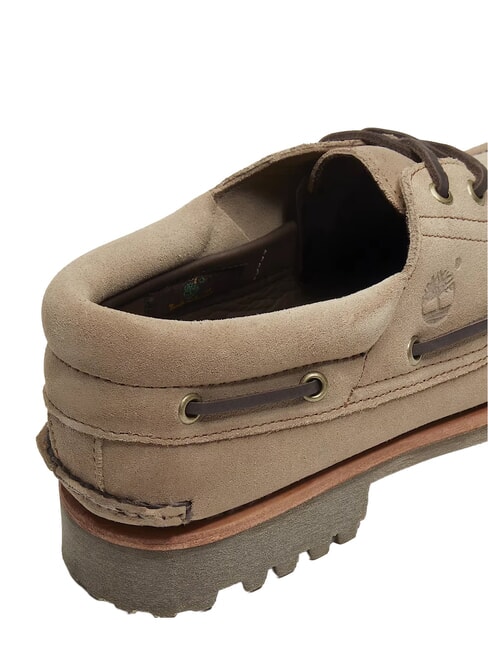 AUTHENTIC  Bootsschuhe aus Leder Taupe - Herrenschuhe