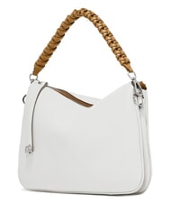 GIANNI CHIARINI MIA Tasche aus geh&auml;mmertem Leder mit Schultergurt wei&szlig;e Natur - Damentaschen - 2