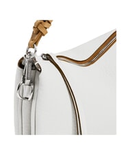 GIANNI CHIARINI MIA Tasche aus geh&auml;mmertem Leder mit Schultergurt wei&szlig;e Natur - Damentaschen - 4
