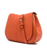 GIANNI CHIARINI HELENA ROUND Ledertasche mit doppeltem Schultergurt Koralle - Damentaschen - 3