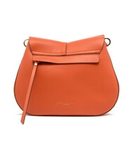 GIANNI CHIARINI HELENA ROUND Ledertasche mit doppeltem Schultergurt Koralle - Damentaschen - 4
