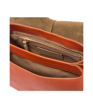 GIANNI CHIARINI HELENA ROUND Ledertasche mit doppeltem Schultergurt Koralle - Damentaschen - 5