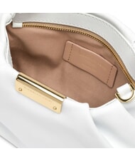 GIANNI CHIARINI PERLA Clutch aus Leder mit Kette Wei&szlig; - Damentaschen - 5