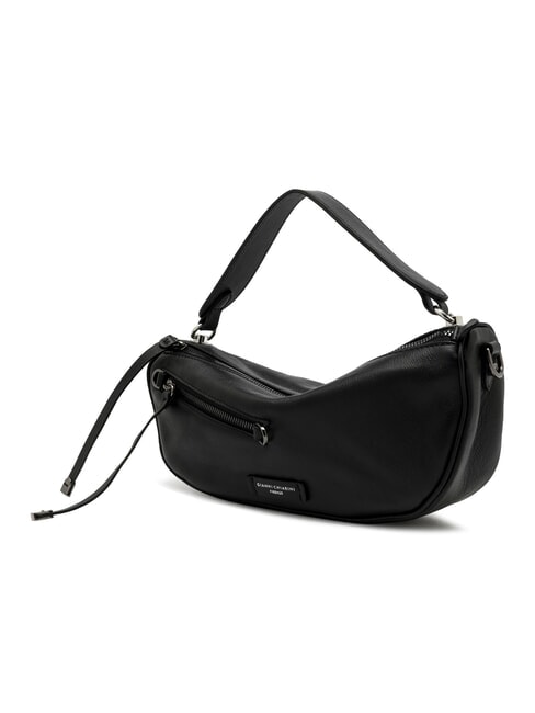 CINDY Schultertasche mit Schultergurt Schwarz - Damentaschen