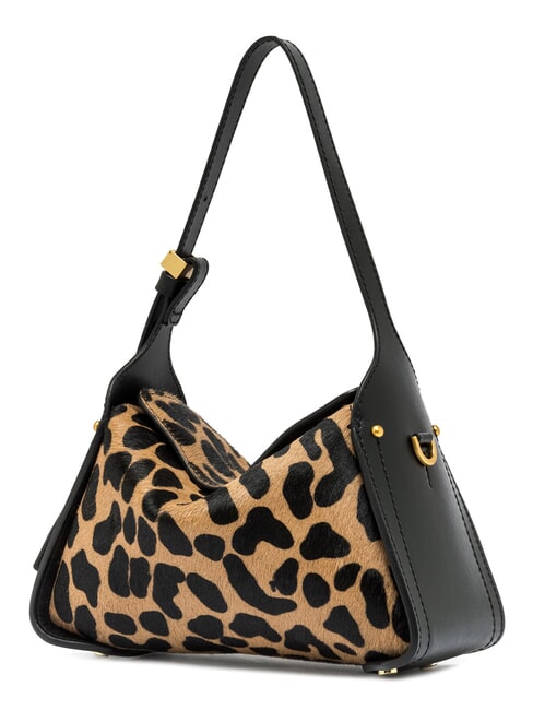 PENELOPE Mini-Schultertasche mit Schultergurt schwarzer L&ouml;we - Damentaschen