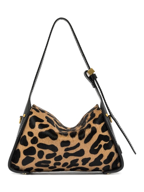 PENELOPE Mini-Schultertasche mit Schultergurt schwarzer L&ouml;we - Damentaschen