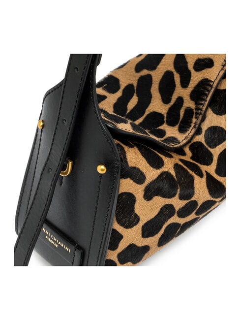 PENELOPE Mini-Schultertasche mit Schultergurt schwarzer L&ouml;we - Damentaschen