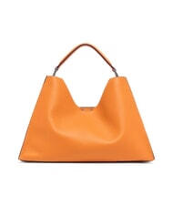 GIANNI CHIARINI AURORA Lederhandtasche mit Beutel Flammenorange-Sand - Damentaschen - 4