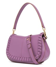 GIANNI CHIARINI HELENA ROUND Ledertasche mit Klappe Argyle-Lila - Damentaschen - 2