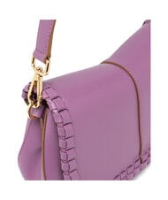 GIANNI CHIARINI HELENA ROUND Ledertasche mit Klappe Argyle-Lila - Damentaschen - 4