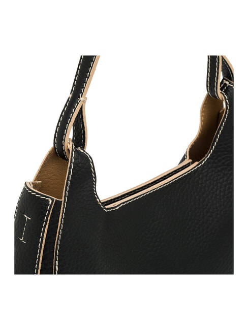 CLOE Schultertasche mit Schultergurt schwarze Natur - Damentaschen