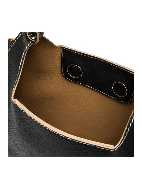 CLOE Schultertasche mit Schultergurt schwarze Natur - Damentaschen