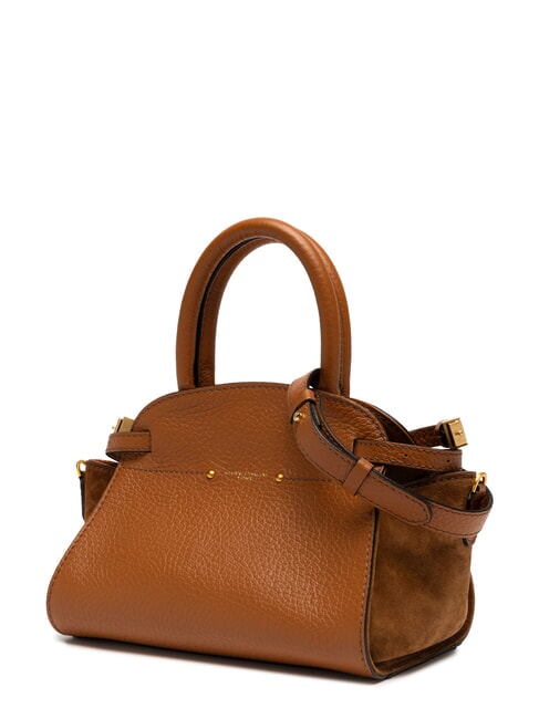 FARAH Handtasche mit Schulterriemen LEDER - Damentaschen