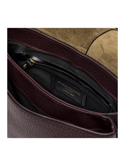 HELENA ROUND Schultertasche mit Schultergurt Pflaume - Damentaschen