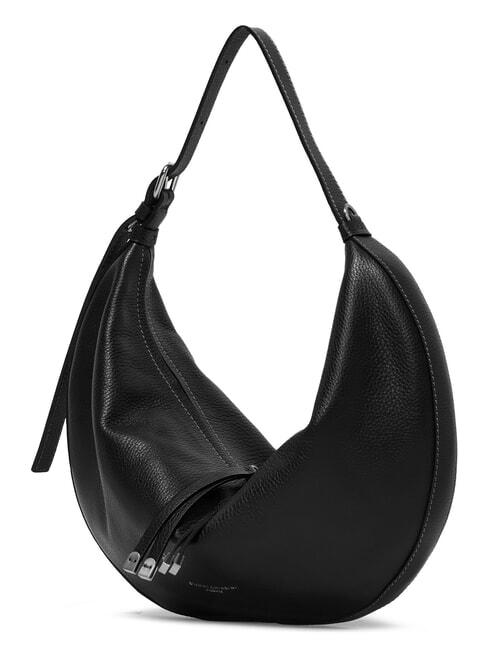 GILDA Schultertasche mit Schultergurt Schwarz - Damentaschen