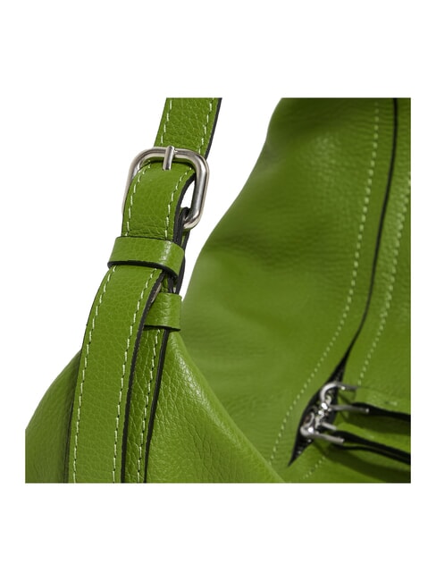 GILDA Schultertasche mit Schultergurt Wasabi-Gr&uuml;ns - Damentaschen
