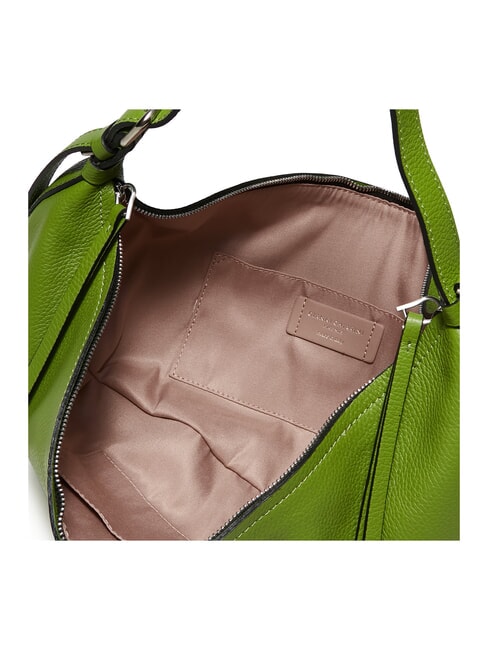 GILDA Schultertasche mit Schultergurt Wasabi-Gr&uuml;ns - Damentaschen