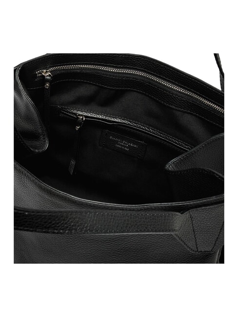 RITA Schultertasche, Leder Schwarz - Damentaschen