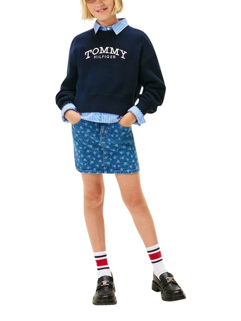 TH M&auml;dchen-Pullover mit Rundhalsausschnitt W&uuml;stenhimmel - Kinderpullover