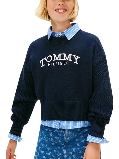 TH M&auml;dchen-Pullover mit Rundhalsausschnitt W&uuml;stenhimmel - Kinderpullover