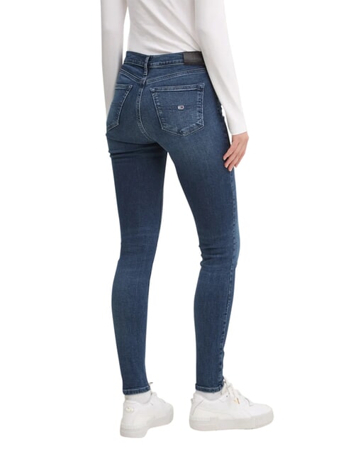 TH JEANS Schmale Jeans dunkler Denim - Damenjeans