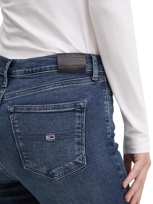 TH JEANS Schmale Jeans dunkler Denim - Damenjeans