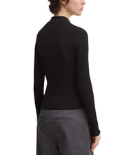 TOMMY HILFIGER TH JEANS Langarmhemd Schwarz - Damenpullover - 3