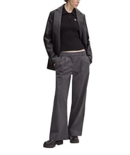 TOMMY HILFIGER TH JEANS Langarmhemd Schwarz - Damenpullover - 5