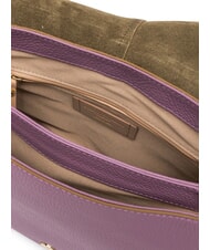 GIANNI CHIARINI HELENA ROUND Ledertasche mit Seilschultergurt Argyle-Lila - Damentaschen - 4