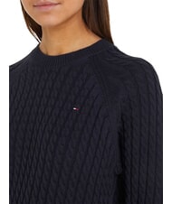 TOMMY HILFIGER TH Baumwollpullover mit Rundhalsausschnitt W&uuml;stenhimmel - Damenpullover - 4