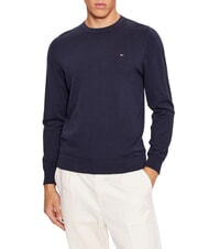 TOMMY HILFIGER TH FLAG Rundhalspullover aus Baumwolle W&uuml;stenhimmel - Herrenpullover - 3