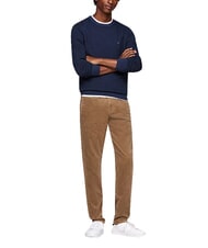 TOMMY HILFIGER TH  Pullover mit Rundhalsausschnitt W&uuml;ste Himmel Multi - Herrenpullover - 4