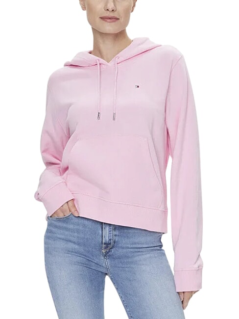 TH Baumwoll-Sweatshirt, lange &Auml;rmel ikonisches Pink - Sweatshirts Damen